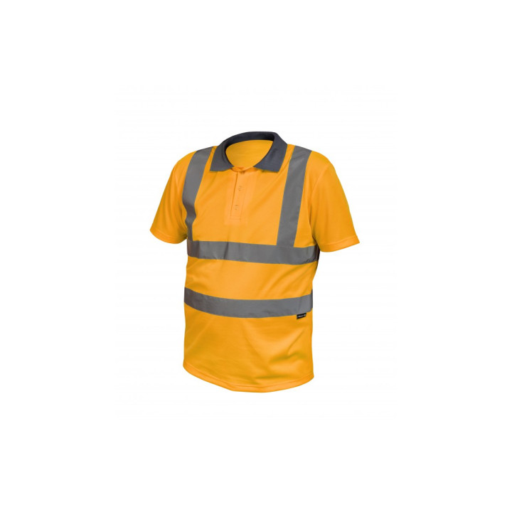 HT5K340 -XL polokošeľa s vysokou viditeľnosťou / oranžová/