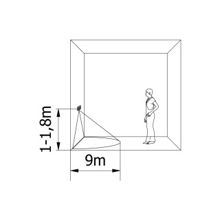 CR-CR14000-00 160st, 500W pohybový senz. na led