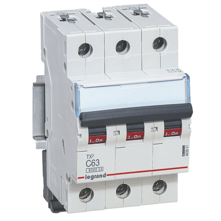 legrand 3p 50,0C 10kA TX3 istič 403550