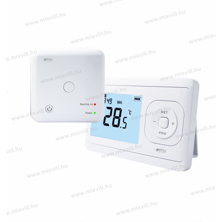 Termostat P804RF digitálný, diaľkový, program.