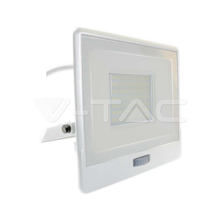 SKU20302 ref. 50W+senzor biela  4000K IP65