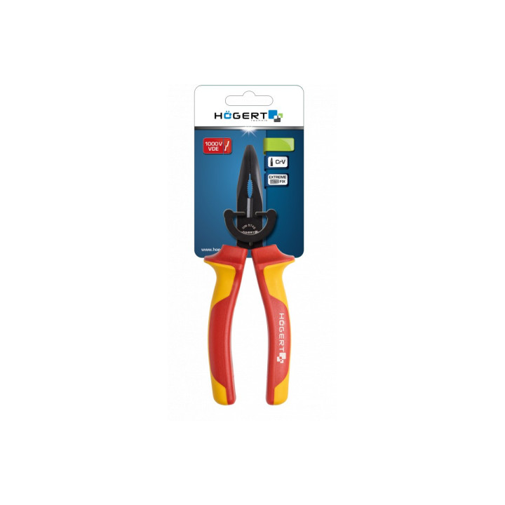 HT1P923 Predĺžené, zahnuté kliešte 200mm, 1000V,
