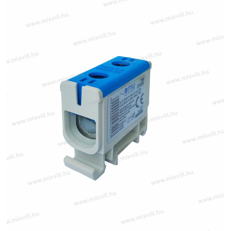 TUK22550N modrá 2x2,5-50mm2 160A rozdelovacia svorka