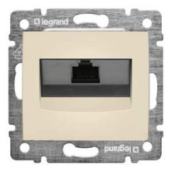 Va 774132 Zas. RJ45 FTP 1-výstup Béž. Valena