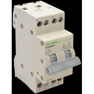 Tracon SVK2-63 Modul.prepínač 2P 63A