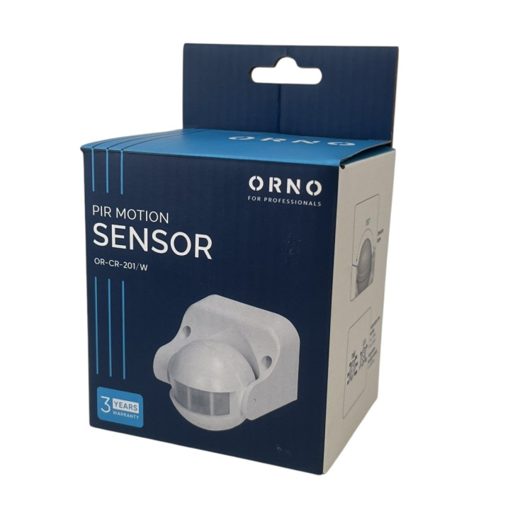 OR-CR-201/W biely pohyb. senzor IP44