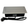 OR-GM-9033/G zásuvkový modul 3x230V strieborný